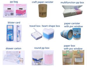 Bourgeons de sécurité pour bébé-Bourgeons écologiques et biodégradables, <span class=keywords><strong>tiges</strong></span> 100% <span class=keywords><strong>coton</strong></span> et plastique-douces et hypoallergéniques, adaptées aux nouveau-nés - Product Image 3