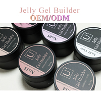 Gel Constructeur Ongles Rapide Jelly OEM/ODM pour Extension Nail Art 24 Couleurs Gel UV Jelly