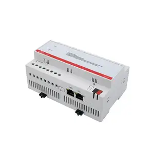 KNX de Control inalámbrico puerta 21-30 VDC autobús tensión viene sistema Gateway interruptor con 2 LAN puerto de red