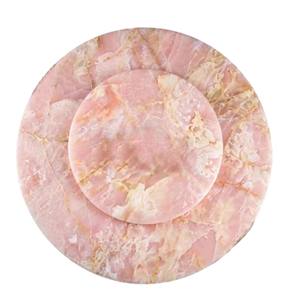 Handmade <b>Rose</b> Quartz Onyx Stone Corner Table <b>Top</b> A Game for Your Home Table Elegant Wholesale Custom Furniture & Bulk Product - Product Image 3