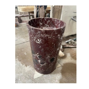 <span class=keywords><strong>Lavabo</strong></span> Circular Independiente <span class=keywords><strong>de</strong></span> Mármol Rojo Rosso Levanto, <span class=keywords><strong>Lavabo</strong></span> Elegante y Espacioso, <span class=keywords><strong>Lavabo</strong></span> <span class=keywords><strong>de</strong></span> Mármol Rojo <span class=keywords><strong>de</strong></span> Lujo - Product Image 4