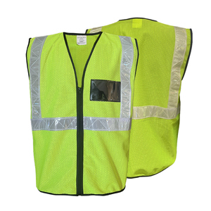 Chaleco de Seguridad CITICITY Naranja de Alta Visibilidad, Malla de Poliéster, Personalizable, para Construcción, Aeropuerto, Transpirable, con Bolsillo para Identificación - Product Image 2