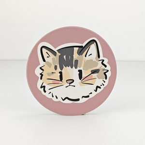 Juego de Posavasos de Cerámica Personalizados con Base de Corcho Ecológica, Absorbentes de Agua y Aislantes del Calor para Uso en Automóviles - Product Image 2