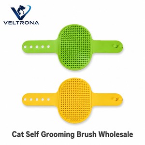 <span class=keywords><strong>Brosse</strong></span> de toilettage pour chat avec sangle en silicone, coussin de grattage à poils coniques, pour l'élimination des poils, protection d'angle, 4 couleurs, 40g - Product Image 5