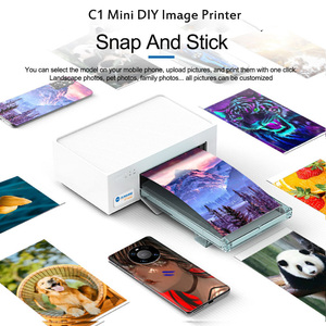 Sunshine C1 Mini Custom <strong>Portable</strong> <strong>Printer</strong> Machine Blank <strong>Photo</strong> Sticker Back Film Thermal Phone Skin Printing Machine for Y22 Plus - Product Image 2