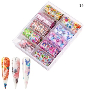 Feuilles de transfert pour ongles, décoration de manucure, 1 étui, 10 rouleaux, 2020x4, prix d'usine, DIY bricolage, 100 - Product Image 2