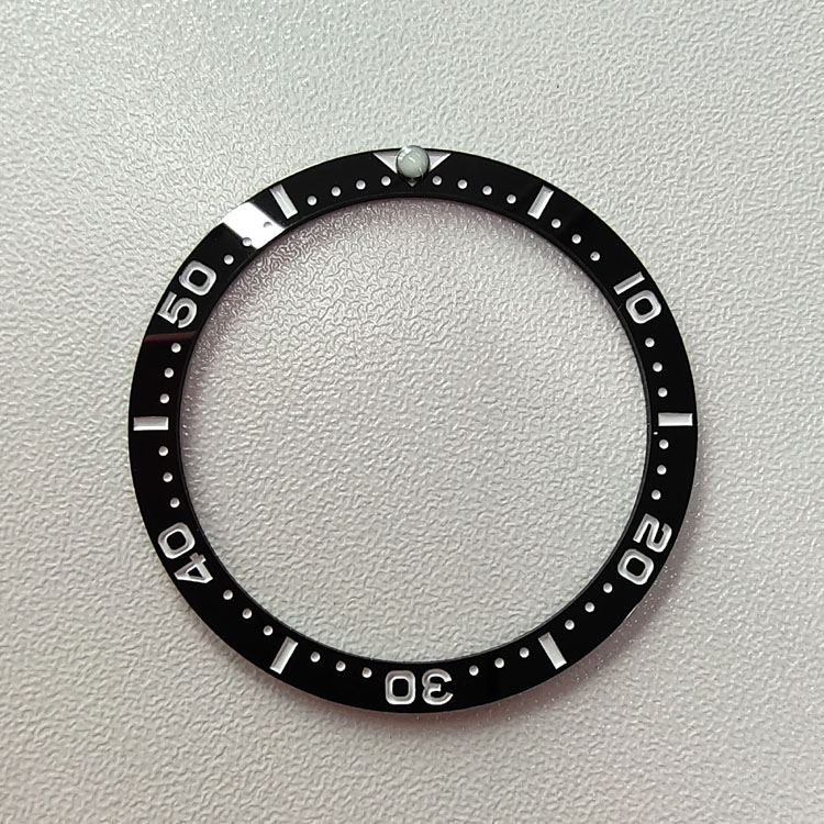 Noir avec index blanc