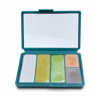 Kit de peinture camouflage pour le visage, 5 couleurs, palette de peinture corporelle avec miroir pour Halloween, cosplay, spectacle sur scène, enfants et adultes