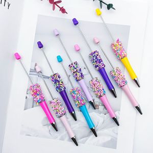 High Quality DIY Beads Colorful Ballpoint <strong>Pens</strong> <strong>Chocolate</strong> <strong>Candy</strong> Bead Ball <strong>Pen</strong> for Gift &amp; Children - Product Image 3