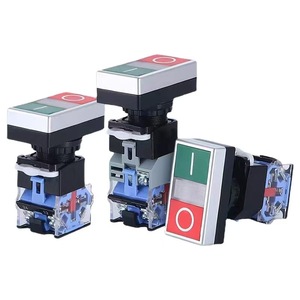 Interruptor de Doble Cabezal y Doble Botón LA38-11D/R.<span class=keywords><strong>G</strong></span> Sin Luz, Interruptores de Botón Pulsador de 22mm con Auto-reinicio - Product Image 1