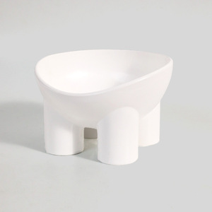 Gamelle anti-choc en plastique écologique en forme de patte d'éléphant Macaron pour chiens et chats avec protection de cou - Product Image 5