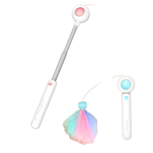 Bomba gravitacional <span class=keywords><strong>Cat</strong></span> Fun Stick Varilla retráctil larga con juguete Self-Hi Plastic <span class=keywords><strong>Catnip</strong></span> <span class=keywords><strong>Fish</strong></span> Feather Cross-Border Pet Product - Product Image 1
