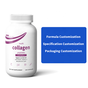 Cápsulas de Colágeno Múltiple OEM al por Mayor Tipo I, II, III, V, X - Fórmula y Empaque Personalizados de Animales Alimentados con Pasto, Sin OMG - Product Image 2