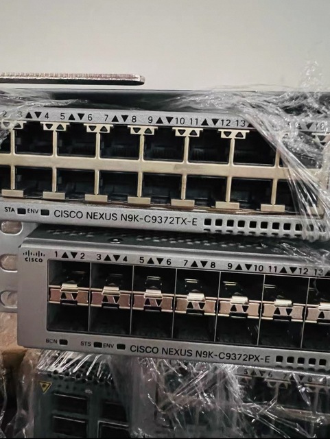 Brand New Original N9K-C9372TX-E Nexus 9000 Series Switch Nexus 9300 Switch with 48p 1/10G-T and 6p 40G QSFP+