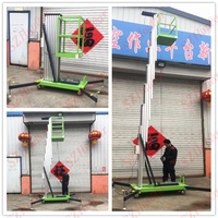 Nacelle-support d'ascenseur aérien, table de levage portable en alliage d'aluminium