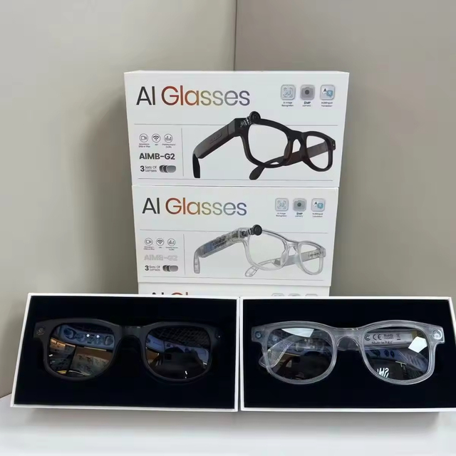 Most Popular Ai Smart Glasses Wi-Fi Transmission with Camera Take Photos Video Audio Recording AI Translator Sunglasses G2