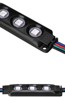 Caractéristiques uniques haute luminosité SMD5050 panneau de signalisation LED RVB étanche DC12V 0.72W LED publicité Module de lumière LED RVB