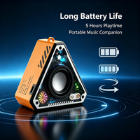 Mini haut-parleur portable léger pour 5.3 avec lumière LED clignotante, sortie 5-10W, idéal pour le travail, le dortoir et l'extérieur