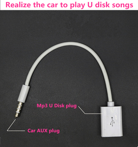 Cable Adaptador de Audio de 3.5mm a <span class=keywords><strong>USB</strong></span> 2.0 para Auto, MP3, Altavoz, Memoria <span class=keywords><strong>USB</strong></span>, Accesorios - Product Image 6