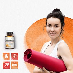 Capsules de pilules d'extrait de végétalien biologique, vente en gros, prix de gros, supplément Ksm 66 - Product Image 2