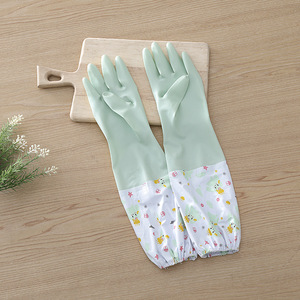Household Gloves Rubber Latex 48cm Extra Long Waterproof For Dishwashing Laundry Kitchen Cleaning - Product Image 3