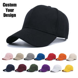 Casquette de baseball noire personnalisée 2026 avec logo brodé de haute qualité, style hip-hop professionnel, vierge, pour le sport - Product Image 1