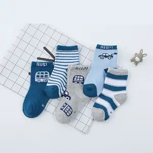 5 Paare Vier Jahreszeiten Baby Jungen Baumwoll socken Tägliche Socken Kinder socken