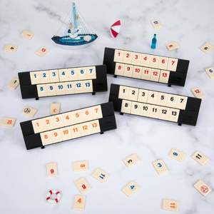 Juguetes Educativos, Mahjong Israelí, <span class=keywords><strong>Cartas</strong></span> <span class=keywords><strong>de</strong></span> Juego con Números Estándar, <span class=keywords><strong>Cartas</strong></span> <span class=keywords><strong>de</strong></span> <span class=keywords><strong>Rummy</strong></span>, Juego <span class=keywords><strong>de</strong></span> Mesa Casual para Adultos - Product Image 5