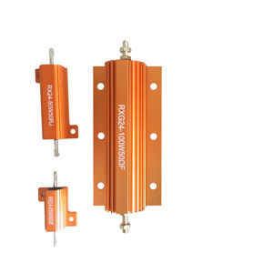 Tolerantie 5% 10W 25W 50W 100W 200W 500W 800W 1000W Rx24 Goud Aluminium Gehuisvest Draadgewonden Hoge Vermogensweerstand 100 <span class=keywords><strong>Ohm</strong></span> - Product Image 6