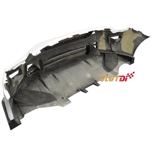 Nouveau diffuseur de pare-chocs avant en fibre de carbone style TS, à fixer par boulons, noir carbone poli haute brillance pour GT-R35 2008-2020 - Product Image 6