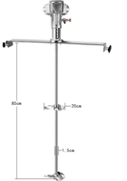 Agitateur chimique à modes de levage haute énergie, mélangeur de liquides 220V pour peintures, cosmétiques, usage alimentaire et industriel