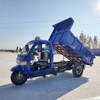 Tricycle diesel à 3 roues 250cc 350cc avec carrosserie ouverte et moteur puissant pour le transport agricole