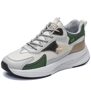Zapatos Casuales para Hombre 2025, Zapatos Deportivos de Cuero de Alta Calidad, Estilo Chunky, con Cordones, para Correr y Caminar - Product Image 6