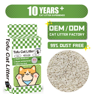 ทรายแมวเต้าหู้ควบคุมกลิ่นแอปเปิ้ลเลมอนทารกผงโรยเต้าหู้แมว - Product Image 1