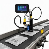 Machine de marquage à jet d'encre Willita Online, hauteur d'impression 12,7 mm 25,4 mm, fonctionne avec convoyeur pour boîtes, bouteilles, sachets, papier