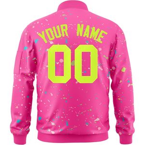 Blouson Bomber Personnalisé Léger Style Universitaire avec Lettres Brodées et Logo Unisexe Adulte Printemps Décontracté - Product Image 2