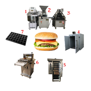 Equipo automático para hornear hamburguesas Línea de producción de alimentos de panadería Máquina para hacer pan redondo de masa fermentada francesa integral - Product Image 4