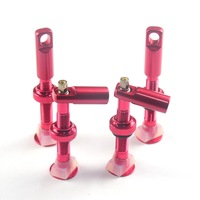 Tapas de Válvula de Neumático CNC de Aluminio Coloridas para Bicicleta, Accesorios de Válvula Francesa y Herramienta para Núcleo OLIVER, Accesorios para Coche