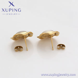 <span class=keywords><strong>XUPING</strong></span> T000972019 nuovo Design rotondo da donna elegante gioielli in acciaio inossidabile alla moda semplice orecchino Color oro 14k - Product Image 6