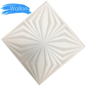 Strong Waterproof Interior Decorative 3D PVC Ceiling Wall Panels For Bathroom Free Shipping