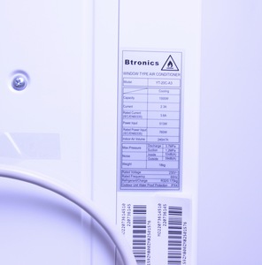 เครื่องปรับอากาศแบบติดหน้าต่าง OEM ขนาด 1.5 แรงม้า 12000 บีทียู ใช้สารทำความเย็น R32 ระบบทำความเย็นเร็ว เหมาะสำหรับใช้ในโรงแรม - Product Image 3