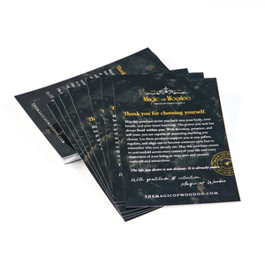 Biglietti di ringraziamento di lusso personalizzati |   Carte di Packaging di Alta Qualità con Logo per Piccole Imprese, Direttamente dalla Fabbrica Cinese - Product Image 3