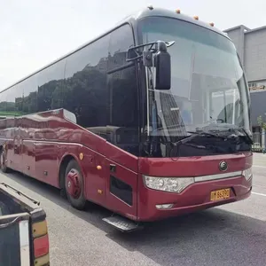 Yutong Merk Luxe Reisbus Model Van China, 60 Seater Gebruikte Bus 2013 Jaar 2 + 3 Lay-Out Yutong Bus Te Koop Afrika