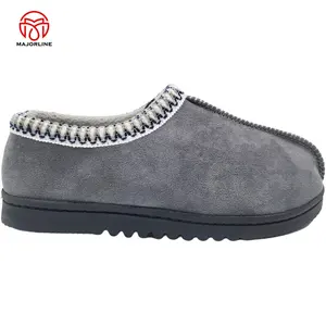 OEM Hot Sell Factory Direct Shipped Simple Style Ladies Memory Foam Faux Fur Slipper Knitted Fleece Lined Super Soft Shoes