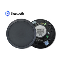 Haut-parleur de plafond actif Bluetooth 2 canaux BT52 de 6,5 pouces pour système audio domestique intelligent, haut-parleur de plafond 25W pour sonorisation publique