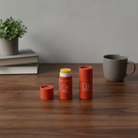 Stick de Rouge à Lèvres, Baume à Lèvres, Déodorant – Contenant Cosmétique Écologique, Recyclable et Biodégradable – Taille Personnalisée Disponible