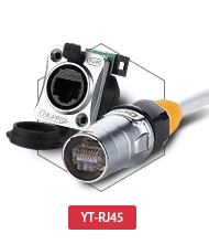 Ip68 ngoài trời Ethernet RJ45 cắm không thấm nước ethercon RJ45 sợi quang Vòng cáp các nhà sản xuất 8 pin tín hiệu thông tư nối - Product Image 3