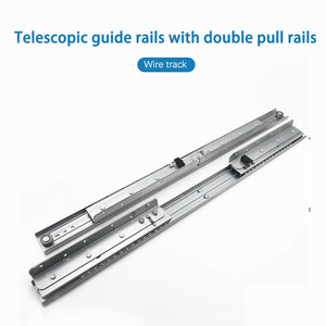 8045 45mm pista telescópica bidireccional Push-pull Ding-table Slide Rail Heavy Duty guía de doble tracción con tasa de carga 51-100kg - Product Image 2