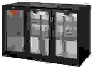 Enfriador de Bebidas con Puertas de Vidrio Templado, Descongelación Automática, Estantes Ajustables, Refrigerador de Cerveza Bajo Mostrador, 3 Puertas - Product Image 5