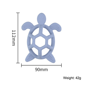 <span class=keywords><strong>Mordedor</strong></span> de Silicona de Grado Alimenticio, Nuevo Modelo 2025, <span class=keywords><strong>Mordedor</strong></span> de <span class=keywords><strong>Tortuga</strong></span>, Juguete Chupete, No Tóxico, Seguro para Niños Pequeños, Anti Mordidas en las Manos, Masticable - Product Image 6